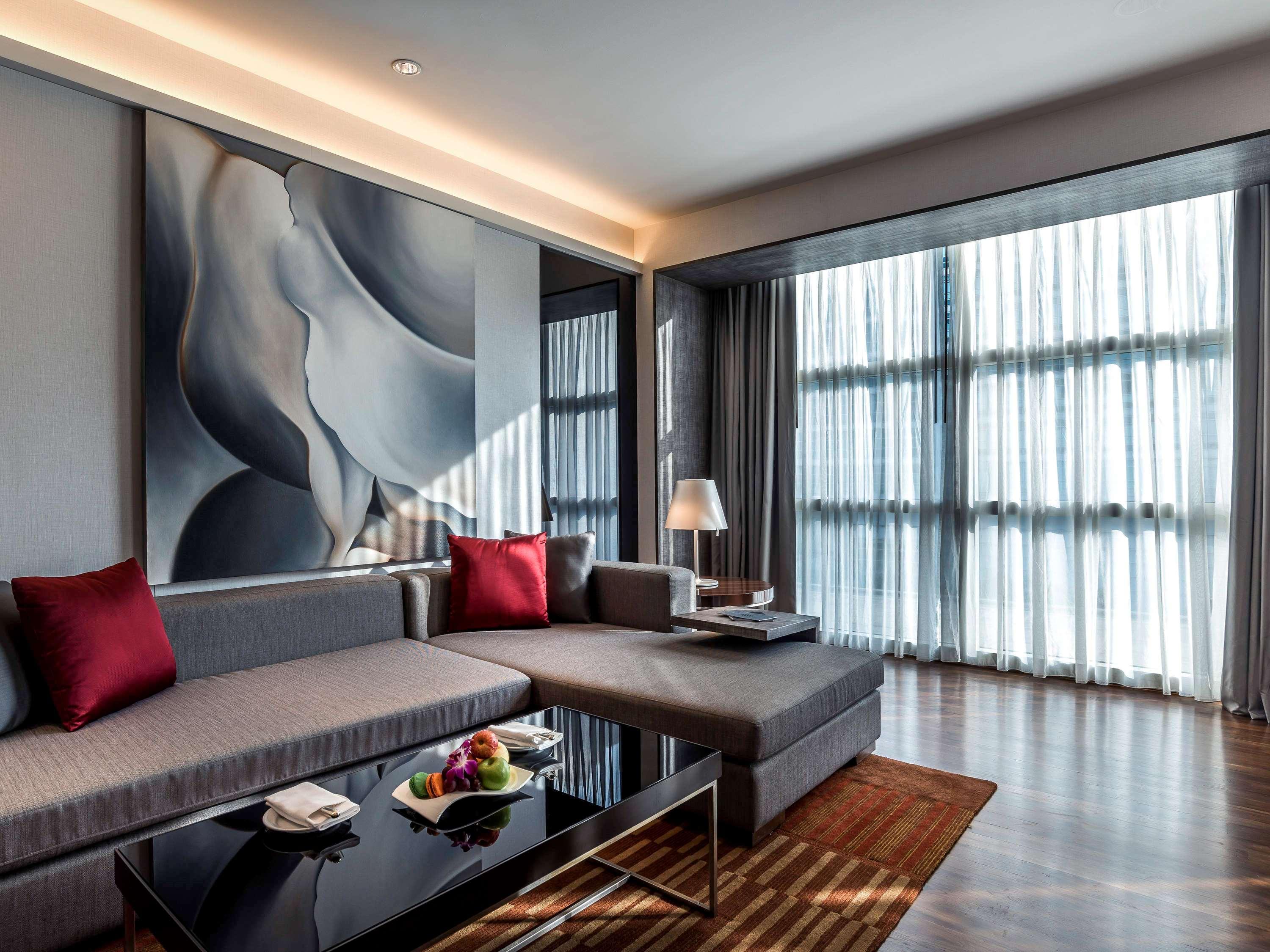 Pullman Bangkok King Power Hotell Eksteriør bilde Living room